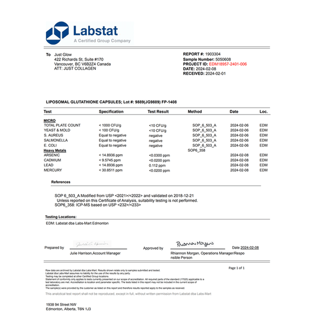 DULARK® Liposomal Glutathione 500mg