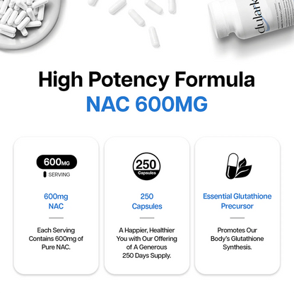 DULARK® NAC 600mg 250 Capsules