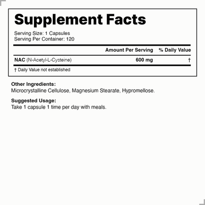 DULARK® NAC 600mg 250 Capsules
